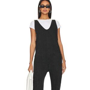 Free People High Roller Jumpsuit Size M Overalls Relaxed Revolve Mineral Black